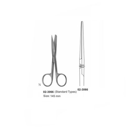 Surgical Scissors Sharp-Blunt Straight 145 mm