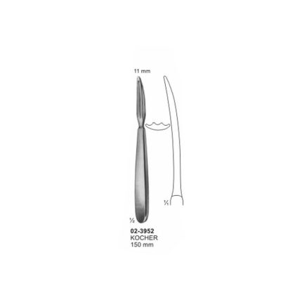 Kocher Guiding Probe And Suture Instrument 150 mm