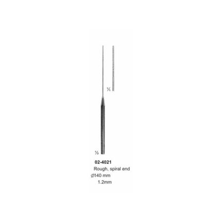 Rough Spiral End Cotton Applicator 1.2 mm