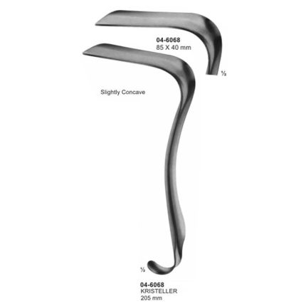 Kristeller Vaginal Specula 85x40 mm Slightly Concave