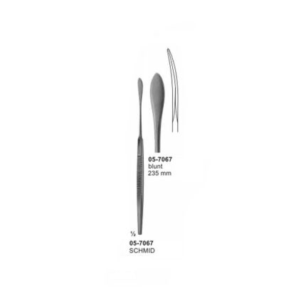 Vascular Spatulas SCHMID Blunt Length 235 mm