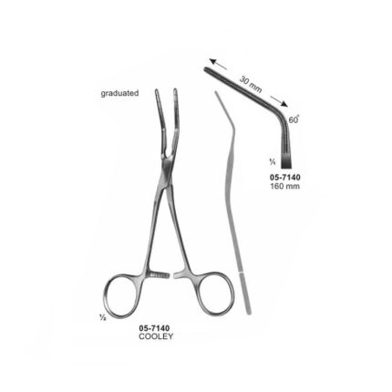 COOLEY Multi Purpose Clamps Pediatric types 30 mm Length 160 mm