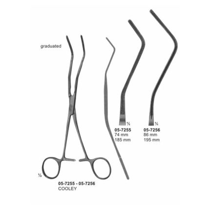 Cooley Multi-Purpose Clamps Angled Pediatric Types 185 & 195 mm