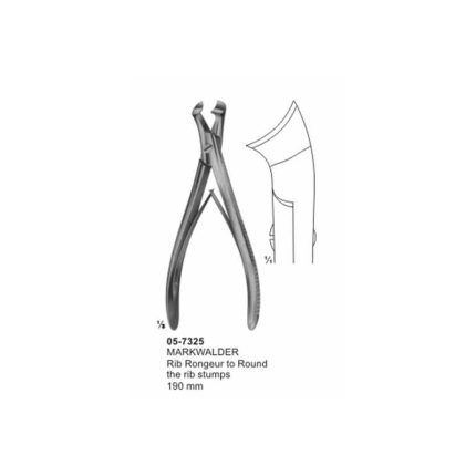 Markwalder Rib Rongeur Rib Stumps 190 mm
