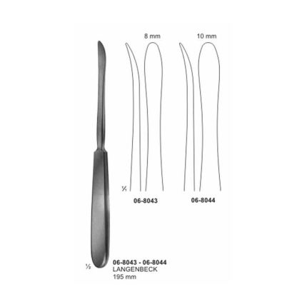 Langenbeck Elevators And Bone Levers 195 mm