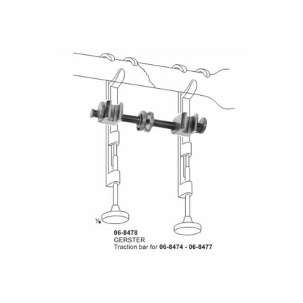 Gerster Traction Bar For Bone Clamps