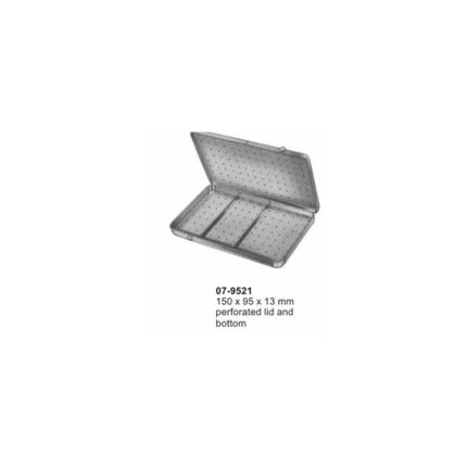 Needle Sterilizing Case Perforated Lid And Bottom