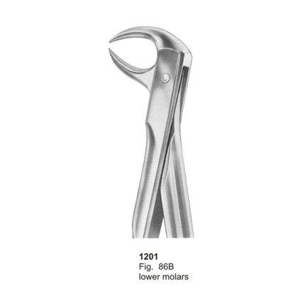 Fig 86B Lower Molar With Fitting Handle Dental Extraction Forcep